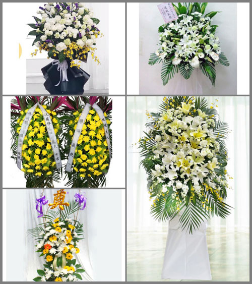 福建宁德古田县凤都镇白事花篮预定